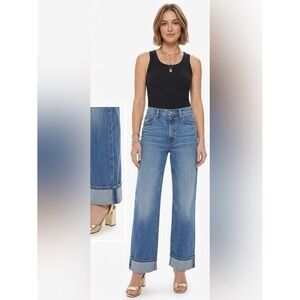 NWT Mother Superior Jeans The Dodger Skimp Cuff in Leap of Faith Sz 32